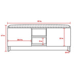 Consolle Rettangolare — 71 cm L x 30 cm P x 71 cm A, Tavolino d'Appoggio per Ingresso