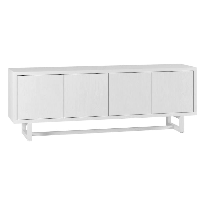 Mobile TV rettangolare per TV fino a 75" — 173 cm di larghezza con armadietto contenitore