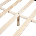 Daybed a L in lino con gambe in legno massello