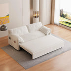 Divano Letto Estraibile Queen, Divano Letto Convertibile 3-in-1 con Contenitore Laterale