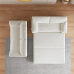 Divano Letto Estraibile Queen, Divano Letto Convertibile 3-in-1 con Contenitore Laterale