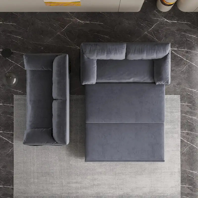 Divano Letto Estraibile Queen, Divano Letto Convertibile 3-in-1 con Contenitore Laterale