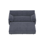 Divano Letto Estraibile Queen, Divano Letto Convertibile 3-in-1 con Contenitore Laterale