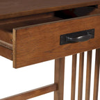 Madia Mid-Century da 152 cm con motivo a rombi e ripiani regolabili